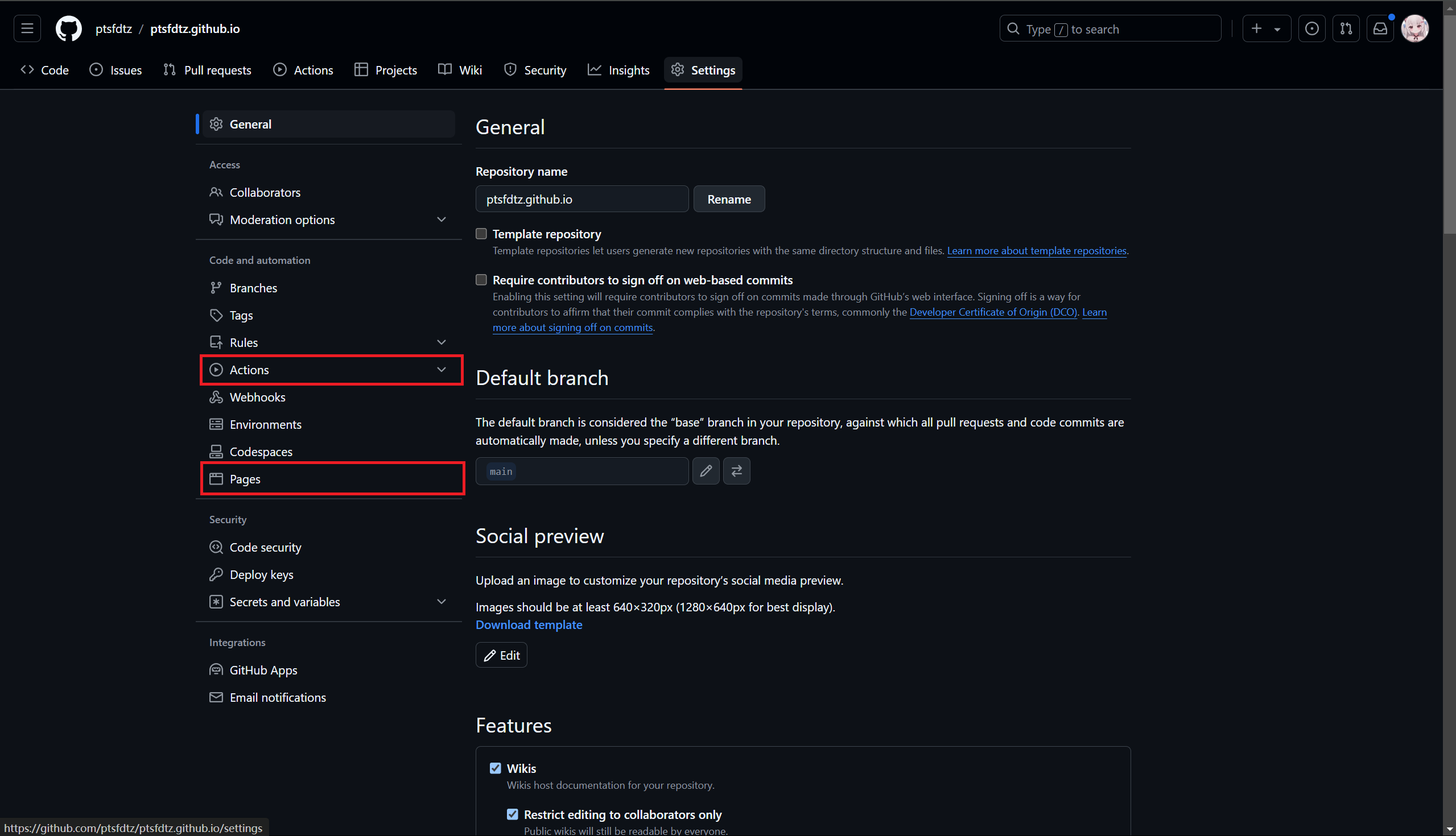GitHub Pages
